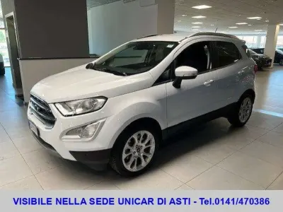 Usata Ford Ecosport Titanium 125 CV (91 kW) 2020 Bianco SUV