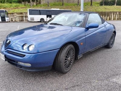 Usata Alfa Romeo Spider 150 CV (110 kW) 1996 Blu Cabrio