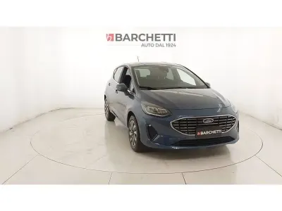 Begagnad Ford Fiesta Titanium 75 HK (55 kW) 2023 Blå Halvkombi