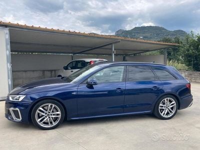 Usado Audi A4 S-Line 286 CV (210 kW) 2021 Azul Familiar