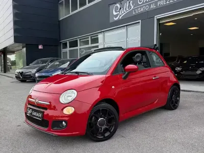 Usado Fiat 500C 69 CV (50 kW) 2015 Rojo Descapotable