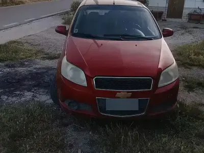 Usata Chevrolet Aveo 84 CV (61 kW) 2008 Rosso Berlina