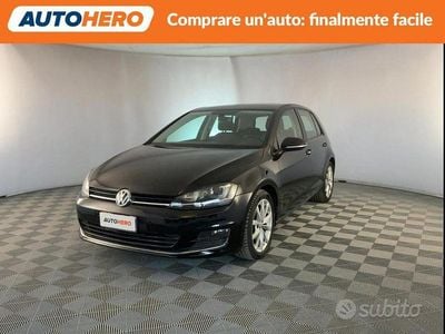 Usata VW Golf VII Highline 110 CV (80 kW) 2016 Nero Berlina