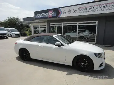Usata Mercedes E300 Premium Plus 245 CV (180 kW) 2019 Bianco Cabrio