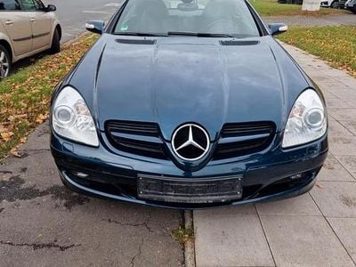 Usata Mercedes SLK200 Edition 163 CV (119 kW) 2007 Blu Cabrio