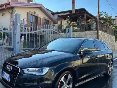 Usata Audi A3 S-Line 110 CV (80 kW) 2016 Nero Berlina