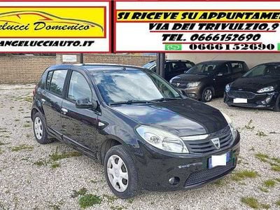 Usata Dacia Sandero 74 CV (54 kW) 2010 Nero Berlina