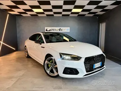 Usata Audi A5 S-Line 190 CV (139 kW) 2018 Bianco Coupé