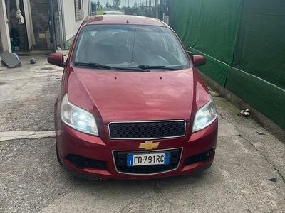 Usata Chevrolet Aveo 86 CV (63 kW) 2010 Rosso Berlina