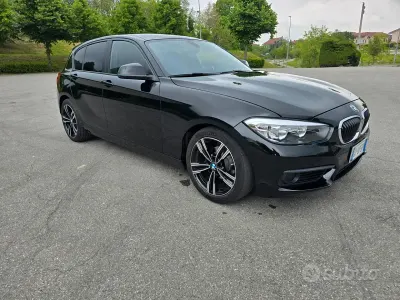 Usata BMW 116 Sport Line 109 CV (80 kW) 2018 Nero Utilitaria