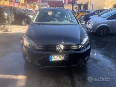 Usata VW Golf VI 122 CV (89 kW) 2010 Nero Utilitaria