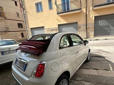 Usata Fiat 500C Pop 69 CV (50 kW) 2010 Bianco Cabrio