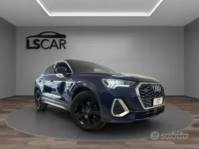 Usata Audi Q3 Sportback S-Line 150 CV (110 kW) 2021 Blu/azzurro SUV