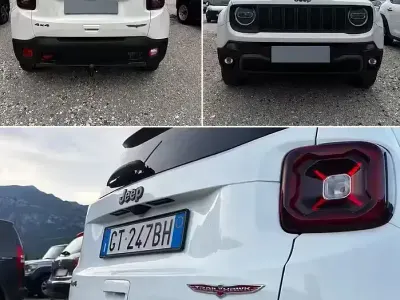 Usata Jeep Renegade Trailhawk 170 CV (125 kW) 2018 Bianco SUV