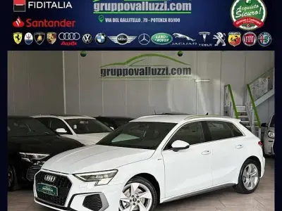 Usata Audi A3 S-Line 150 CV (110 kW) 2020 Bianco Berlina
