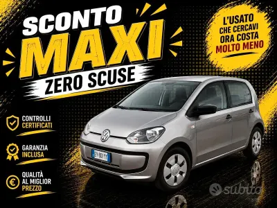 Usata VW up! take up! 60 CV (44 kW) 2014 Grigio Utilitaria