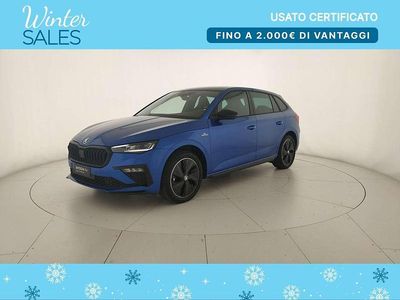 Blu race metallizzato Usata 2024 Skoda Scala Monte Carlo Utilitaria | 22.900 € (Buon prezzo)