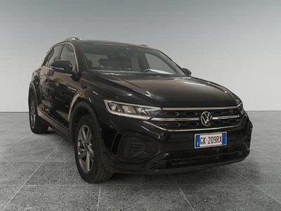 Usata VW T-Roc R-line 110 CV (80 kW) 2022 Nero SUV
