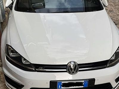 Usata VW Golf VII R-line 110 CV (80 kW) 2017 Bianco Berlina