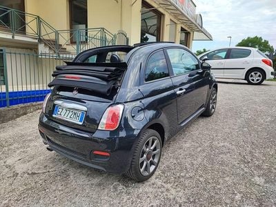 Usata Fiat 500 S 69 CV (50 kW) 2015 Nero Cabrio