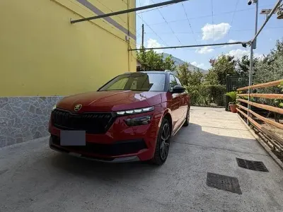 Usata Skoda Kamiq 110 CV (80 kW) 2021 Rosso SUV