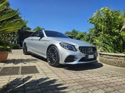 Usata Mercedes C43 AMG AMG 390 CV (286 kW) 2019 Argento Cabrio