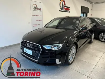 Usata Audi A3 Sport 150 CV (110 kW) 2017 Nero Berlina
