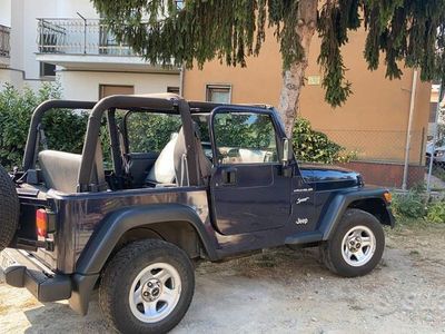 Usata Jeep Wrangler 118 CV (86 kW) 1998 Blu SUV