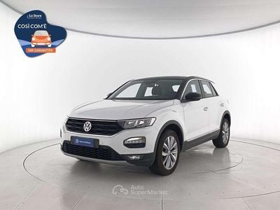 Usata VW T-Roc Style 116 CV (85 kW) 2019 Pure white nero SUV