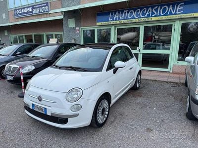 Usata Fiat 500 Lounge 69 CV (50 kW) 2009 Bianco Cabrio