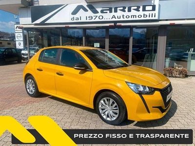 Usata Peugeot 208 101 CV (74 kW) 2021 Giallo Utilitaria