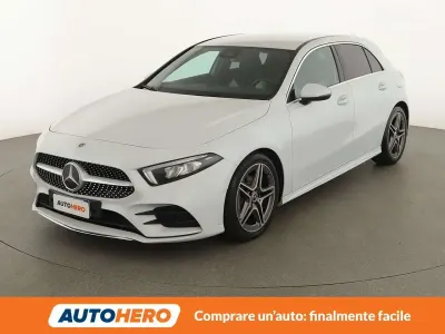 Usata Mercedes A180 AMG line 116 CV (85 kW) 2022 Bianco Berlina