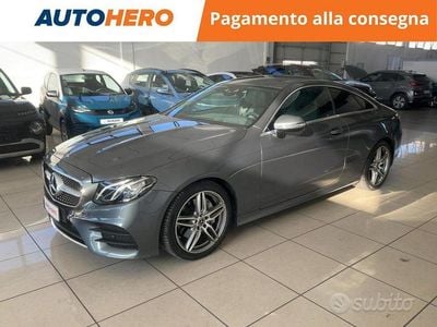 Usata Mercedes E220 Premium 194 CV (142 kW) 2018 Grigio Berlina