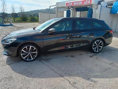 Usata Seat Leon FR 116 CV (85 kW) 2021 Nero Station wagon