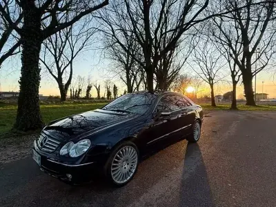 Usata Mercedes CLK240 170 CV (125 kW) 2002 Blu Coupé