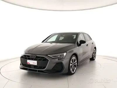 Usata Audi A3 S-Line 150 CV (110 kW) 2025 Grigio daytona perlato Berlina