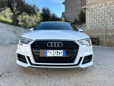 Usata Audi A3 Sport 149 CV (109 kW) 2018 Bianco Berlina
