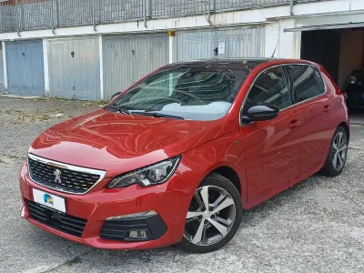 Usata Peugeot 308 GT-line 131 CV (96 kW) 2018 Rosso Berlina