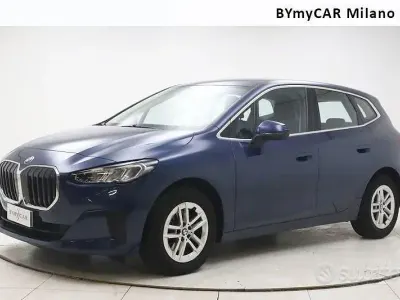 Usata BMW 218 Active Tourer Efficient Dynamics 136 CV (100 kW) 2022 Blu Monovolume