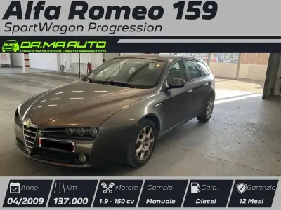 Usata Alfa Romeo 159 Progression 150 CV (110 kW) 2009 Grigio Station wagon