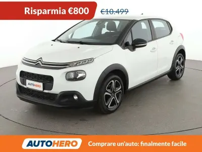 Gebraucht Citroën C3 Feel 83 PS (61 kW) 2019 Weiß Kleinwagen