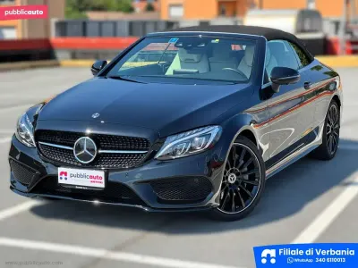 Usata Mercedes C250 Premium Plus 211 CV (155 kW) 2017 Nero Cabrio