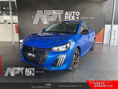 Usata Peugeot 208 Allure 101 CV (74 kW) 2024 Blu Utilitaria