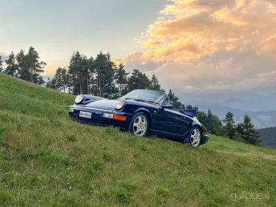 Usata Porsche 911 Carrera Cabriolet 250 CV (183 kW) 1991 Blu Cabrio