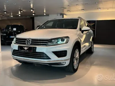 Usata VW Touareg 204 CV (150 kW) 2014 Bianco SUV