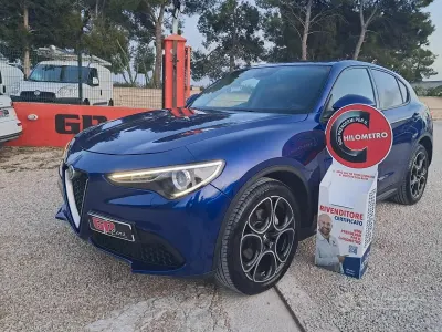 Usata Alfa Romeo Stelvio 190 CV (139 kW) 2021 Blu SUV