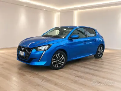 Usata Peugeot 208 Allure 101 CV (74 kW) 2021 Blu Utilitaria