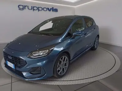 Usata Ford Fiesta ST-Line X 125 CV (91 kW) 2023 Chrome blue Utilitaria