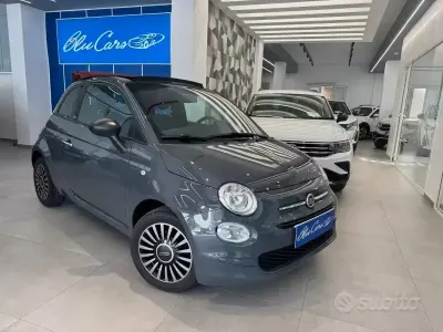 Usata Fiat 500C 70 CV (51 kW) 2022 Grigio Cabrio