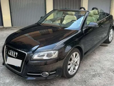 Usata Audi A3 Cabriolet Ambition 105 CV (77 kW) 2011 Nero Cabrio